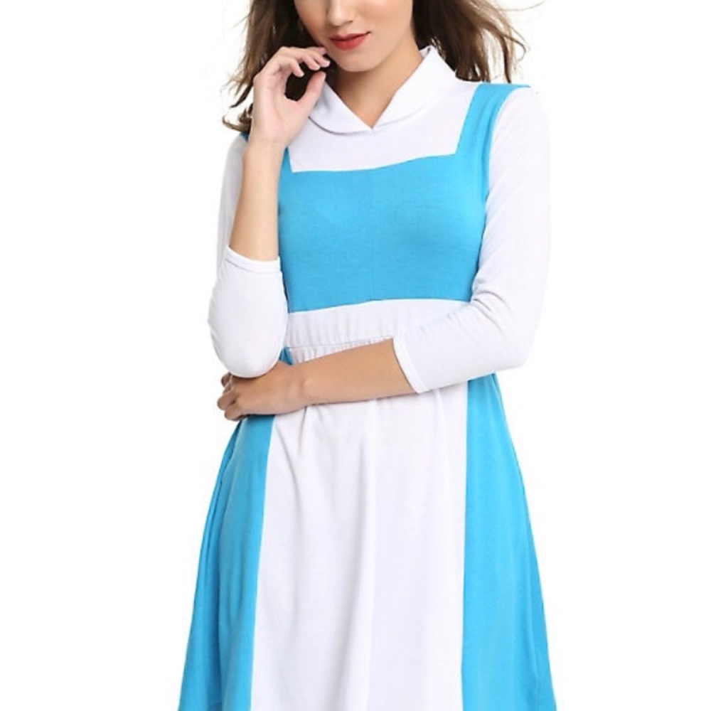 Belle blue dress
